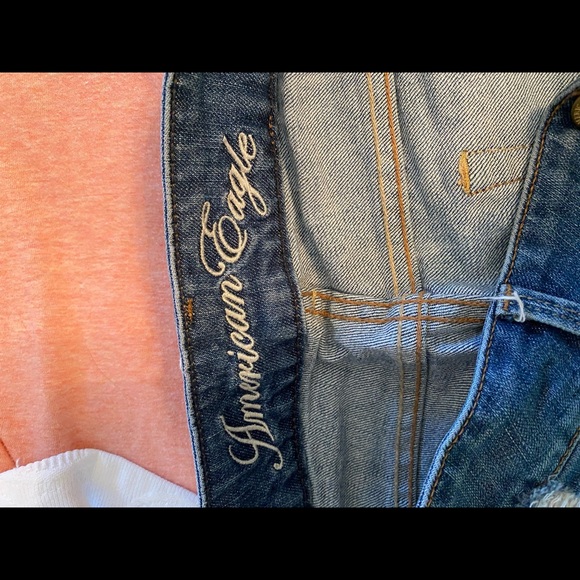 *Vintage AMERICAN EAGLE cropped low rise jeans - Picture 6 of 10